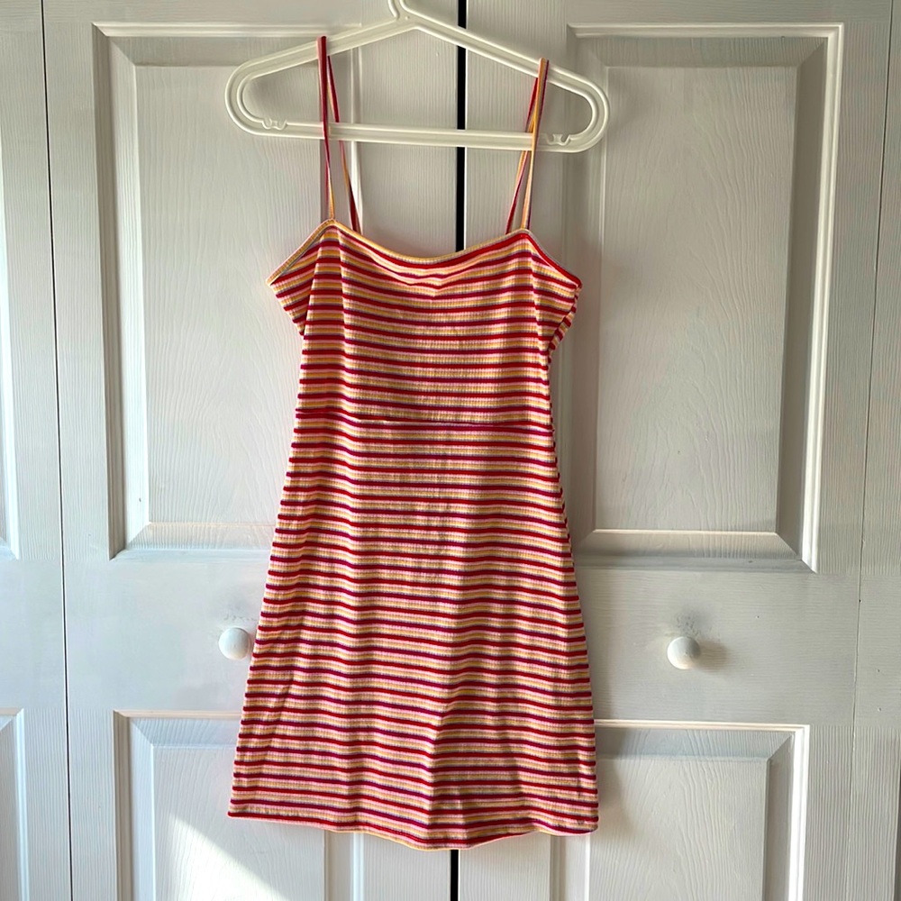 Bershka striped minidress